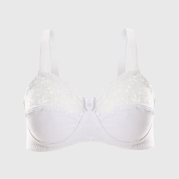 Lace & Synthetic Minimizer Bra