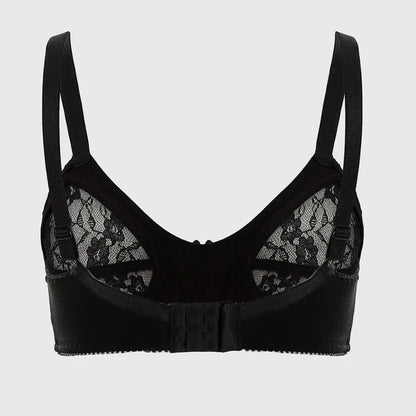 Lace & Synthetic Minimizer Bra